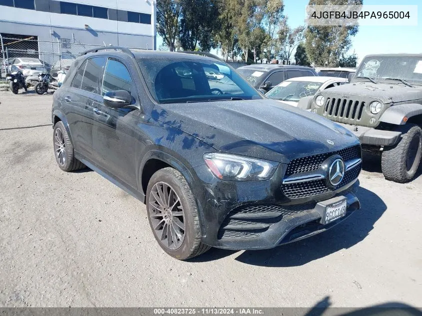 2023 Mercedes-Benz Gle 350 VIN: 4JGFB4JB4PA965004 Lot: 40823725