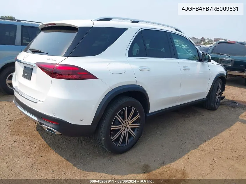 4JGFB4FB7RB009831 2024 Mercedes-Benz Gle 350 4Matic