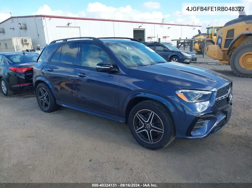 4JGFB4FE1RB048327 2024 Mercedes-Benz Gle 350 4Matic