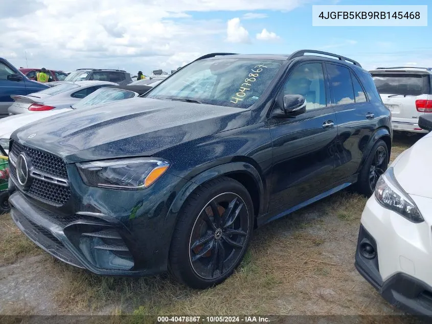 2024 Mercedes-Benz Gle 450 4Matic VIN: 4JGFB5KB9RB145468 Lot: 40478867