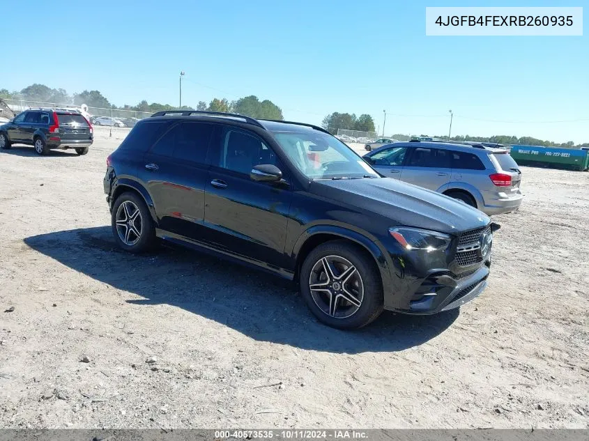 2024 Mercedes-Benz Gle 350 4Matic VIN: 4JGFB4FEXRB260935 Lot: 40573535