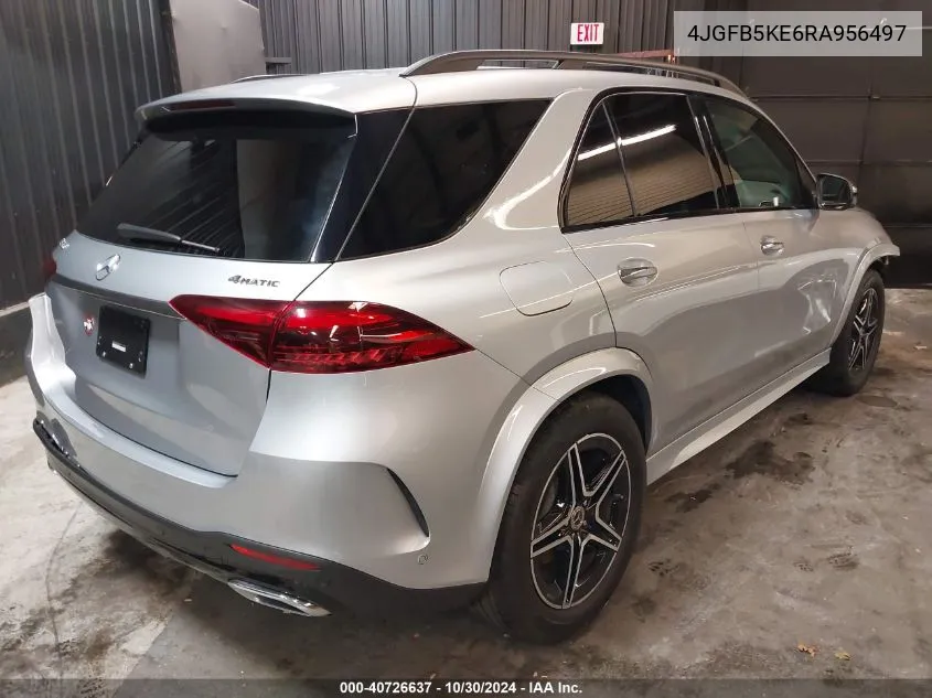 2024 Mercedes-Benz Gle 450 4Matic VIN: 4JGFB5KE6RA956497 Lot: 40726637