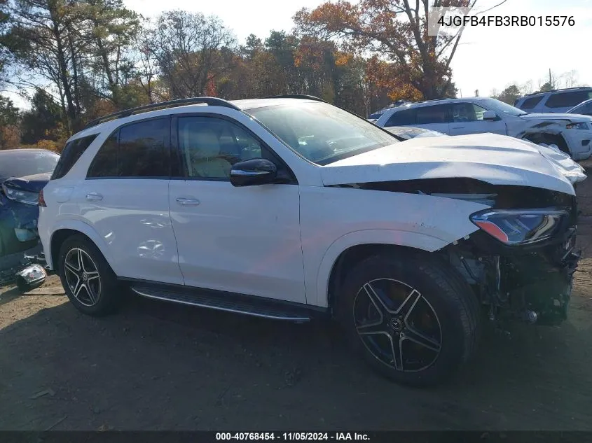 2024 Mercedes-Benz Gle 350 4Matic VIN: 4JGFB4FB3RB015576 Lot: 40768454