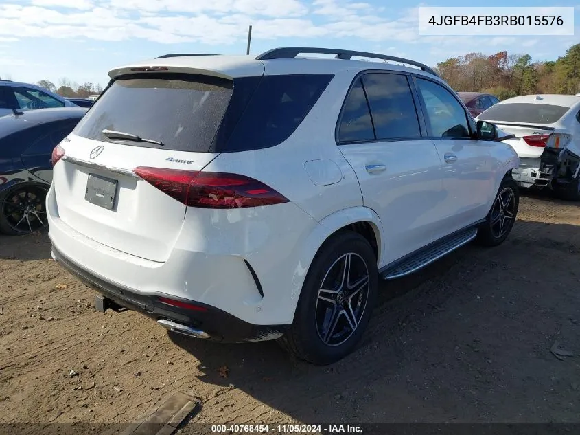 2024 Mercedes-Benz Gle 350 4Matic VIN: 4JGFB4FB3RB015576 Lot: 40768454