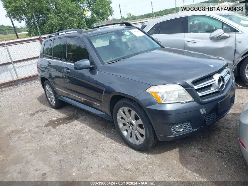 2010 Mercedes-Benz Glk 350 4Matic VIN: WDCGG8HB1AF490438 Lot: 39603424