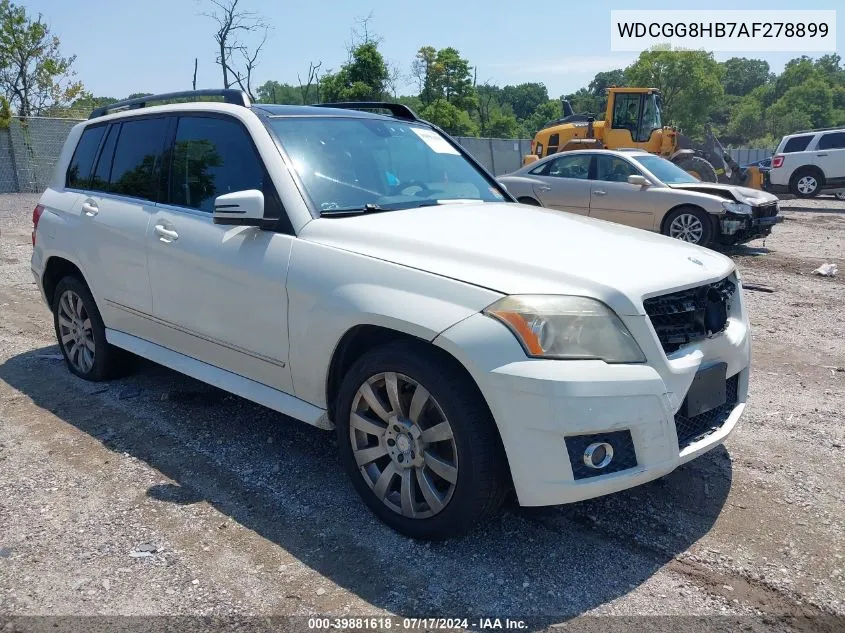 2010 Mercedes-Benz Glk 350 4Matic VIN: WDCGG8HB7AF278899 Lot: 39881618