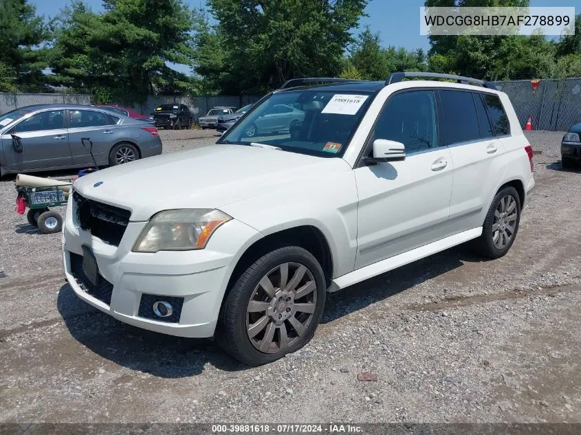 2010 Mercedes-Benz Glk 350 4Matic VIN: WDCGG8HB7AF278899 Lot: 39881618