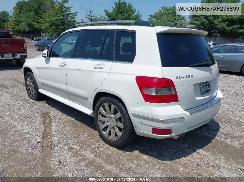 2010 Mercedes-Benz Glk 350 4Matic VIN: WDCGG8HB7AF278899 Lot: 39881618