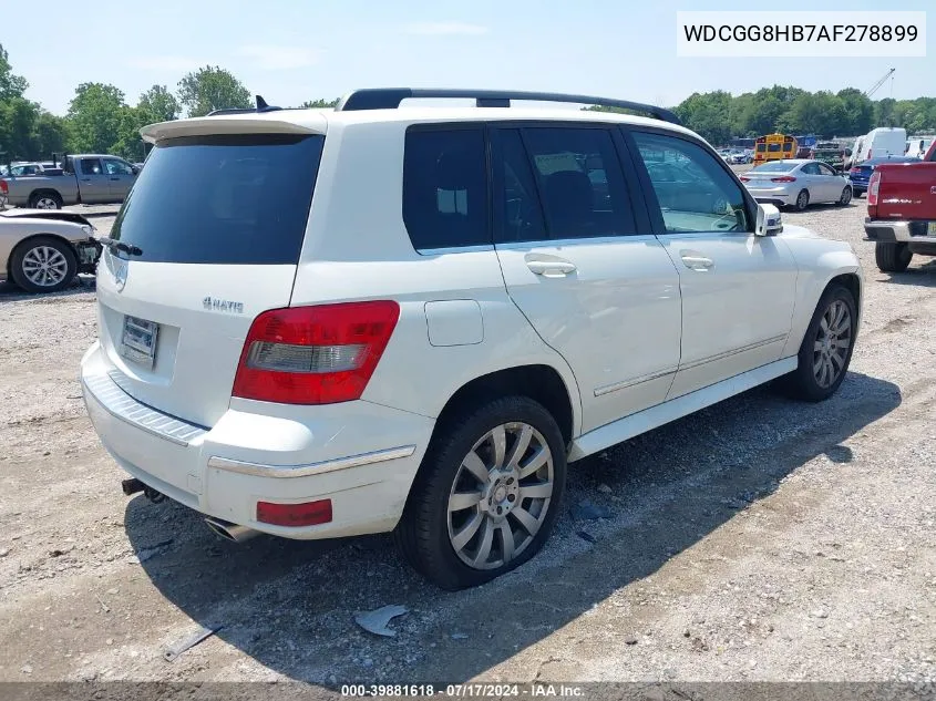 2010 Mercedes-Benz Glk 350 4Matic VIN: WDCGG8HB7AF278899 Lot: 39881618