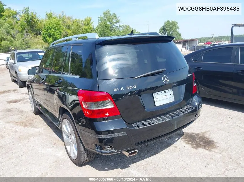 2010 Mercedes-Benz Glk 350 4Matic VIN: WDCGG8HB0AF396485 Lot: 40057666