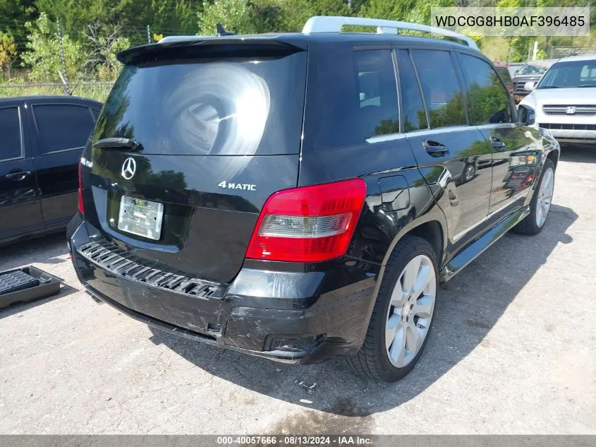 2010 Mercedes-Benz Glk 350 4Matic VIN: WDCGG8HB0AF396485 Lot: 40057666