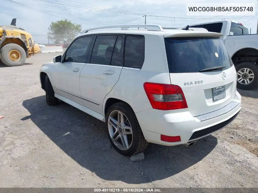 2010 Mercedes-Benz Glk 350 4Matic VIN: WDCGG8HB5AF505748 Lot: 40110219