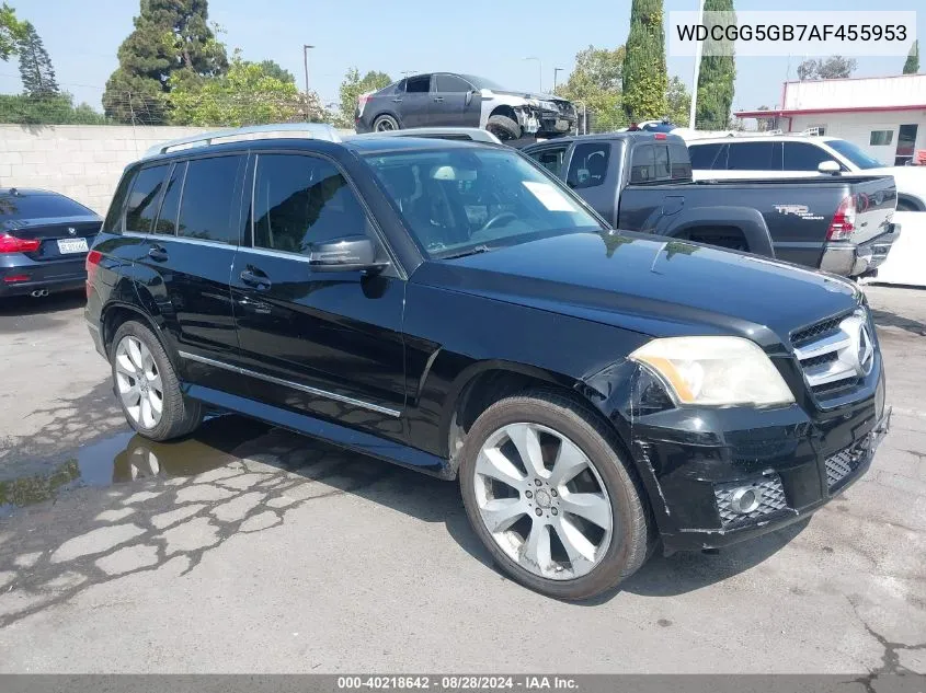 2010 Mercedes-Benz Glk 350 VIN: WDCGG5GB7AF455953 Lot: 40218642