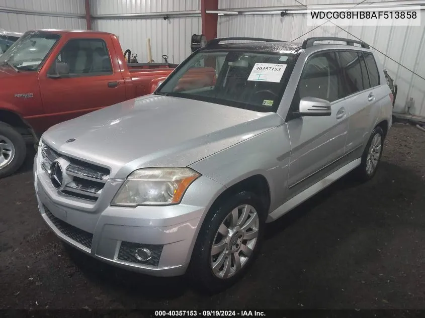 2010 Mercedes-Benz Glk 350 4Matic VIN: WDCGG8HB8AF513858 Lot: 40357153