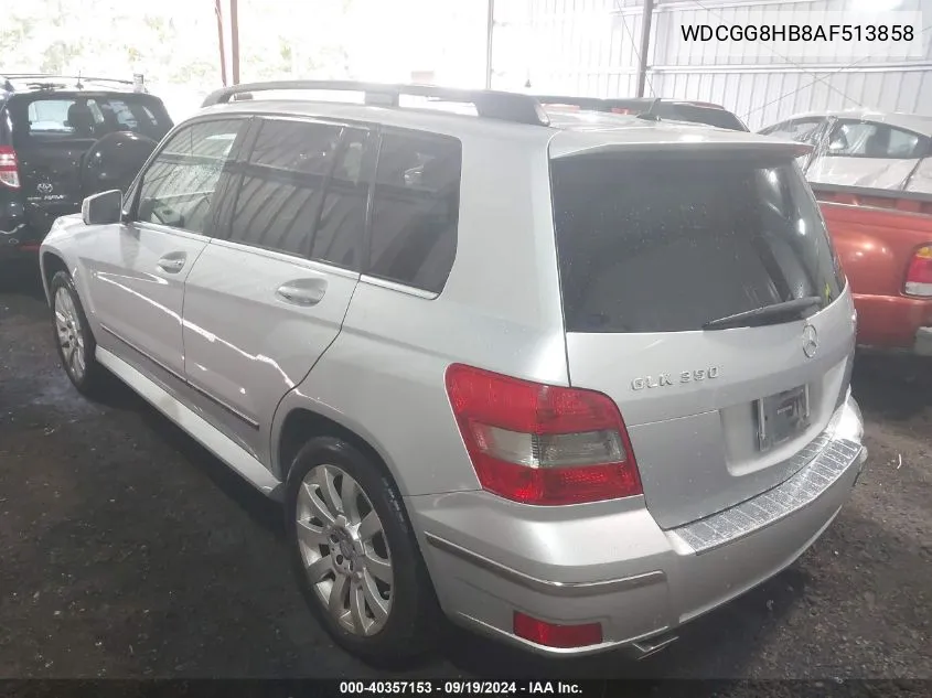 2010 Mercedes-Benz Glk 350 4Matic VIN: WDCGG8HB8AF513858 Lot: 40357153