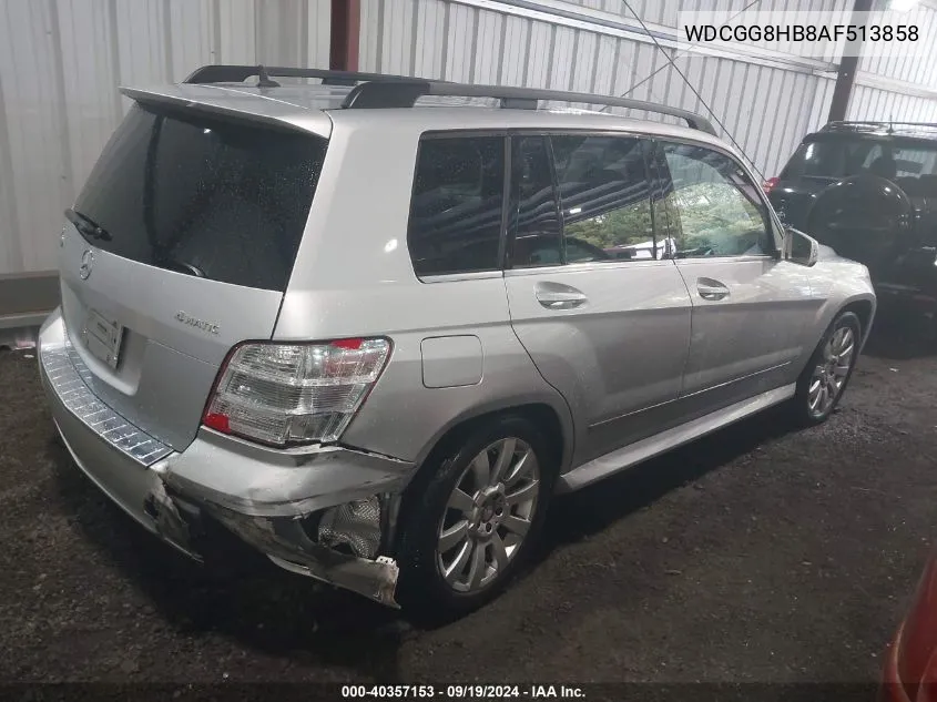 2010 Mercedes-Benz Glk 350 4Matic VIN: WDCGG8HB8AF513858 Lot: 40357153