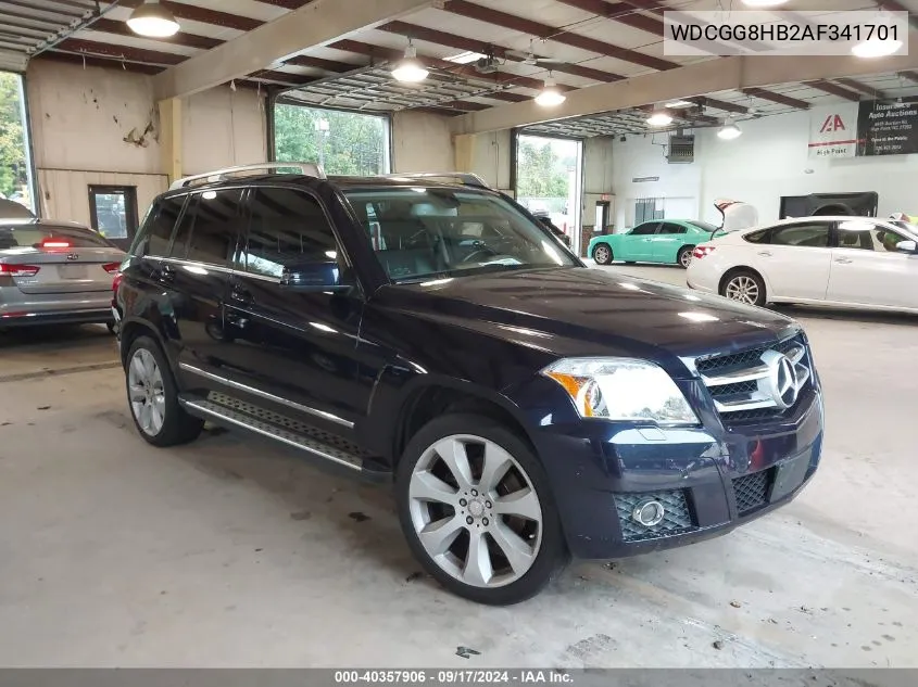 2010 Mercedes-Benz Glk 350 4Matic VIN: WDCGG8HB2AF341701 Lot: 40357906