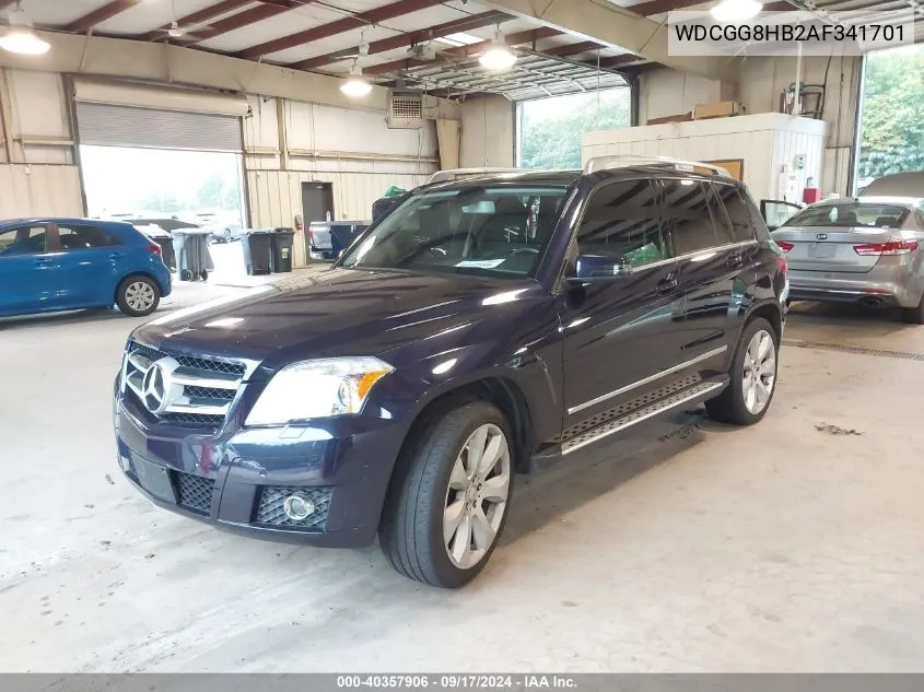 2010 Mercedes-Benz Glk 350 4Matic VIN: WDCGG8HB2AF341701 Lot: 40357906