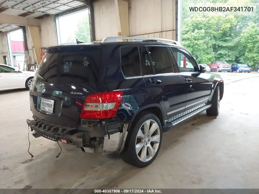 2010 Mercedes-Benz Glk 350 4Matic VIN: WDCGG8HB2AF341701 Lot: 40357906