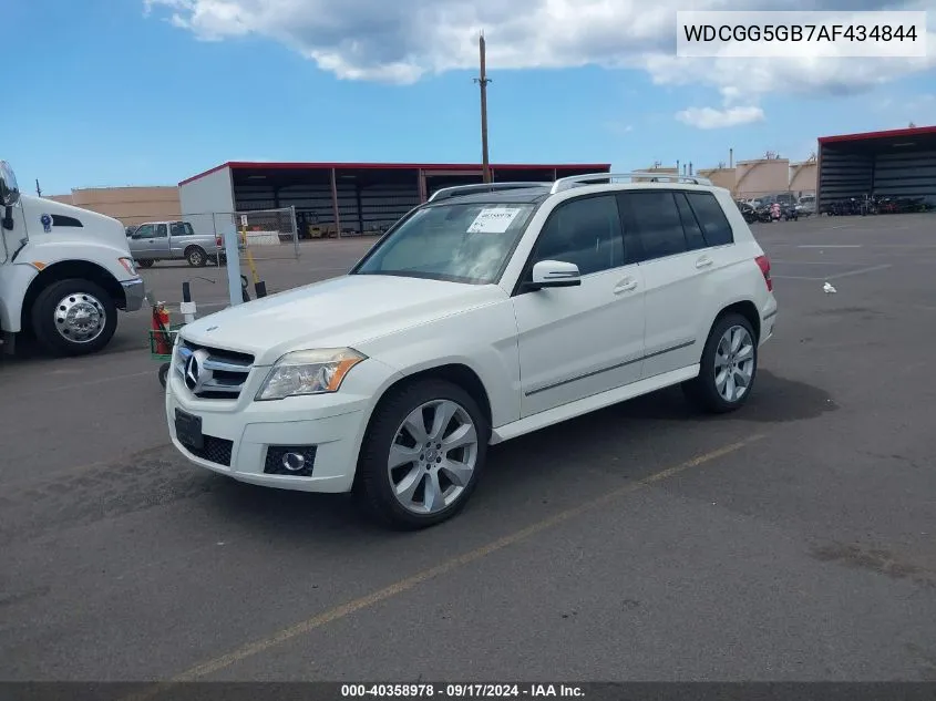 2010 Mercedes-Benz Glk 350 VIN: WDCGG5GB7AF434844 Lot: 40358978