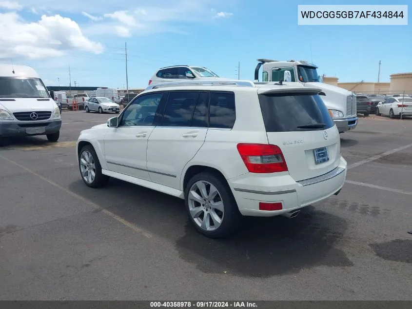 2010 Mercedes-Benz Glk 350 VIN: WDCGG5GB7AF434844 Lot: 40358978