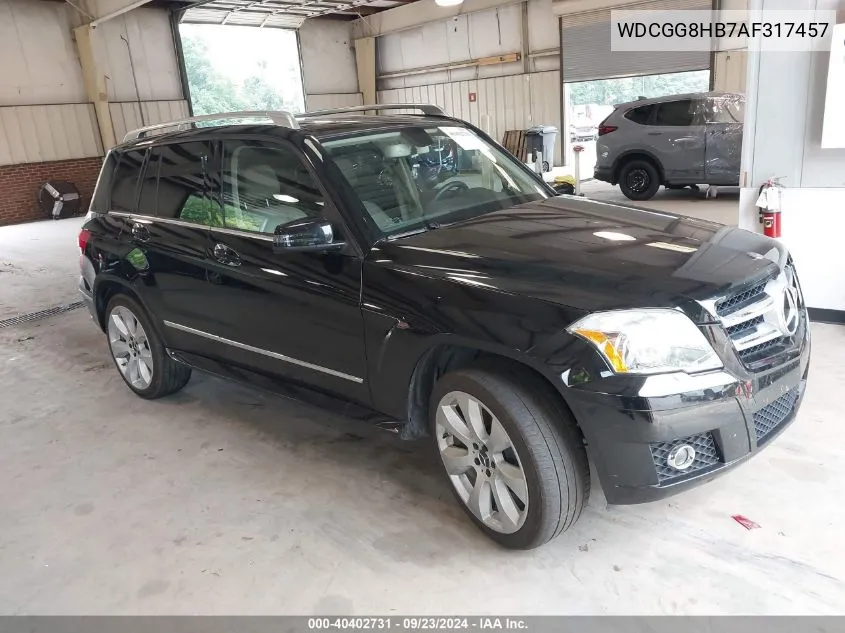 2010 Mercedes-Benz Glk 350 4Matic VIN: WDCGG8HB7AF317457 Lot: 40402731