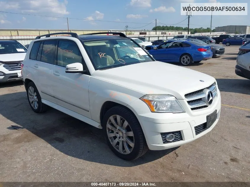 2010 Mercedes-Benz Glk 350 VIN: WDCGG5GB9AF500634 Lot: 40407173