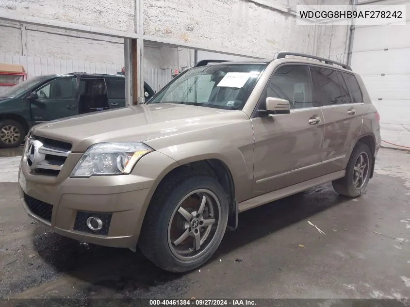 2010 Mercedes-Benz Glk 350 4Matic VIN: WDCGG8HB9AF278242 Lot: 40461384