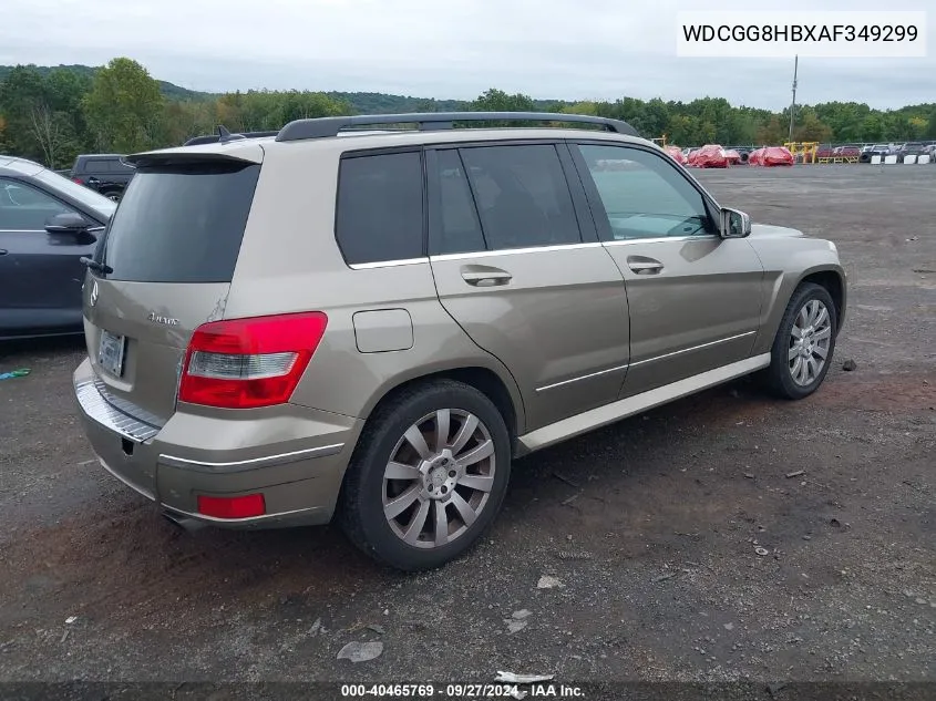 2010 Mercedes-Benz Glk 350 4Matic VIN: WDCGG8HBXAF349299 Lot: 40465769