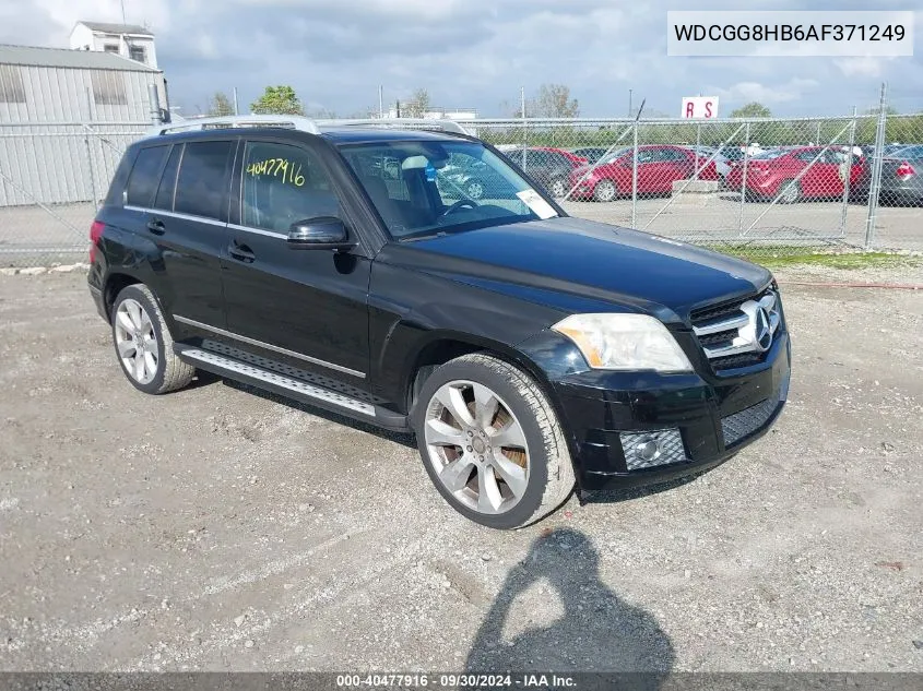 2010 Mercedes-Benz Glk 350 4Matic VIN: WDCGG8HB6AF371249 Lot: 40477916