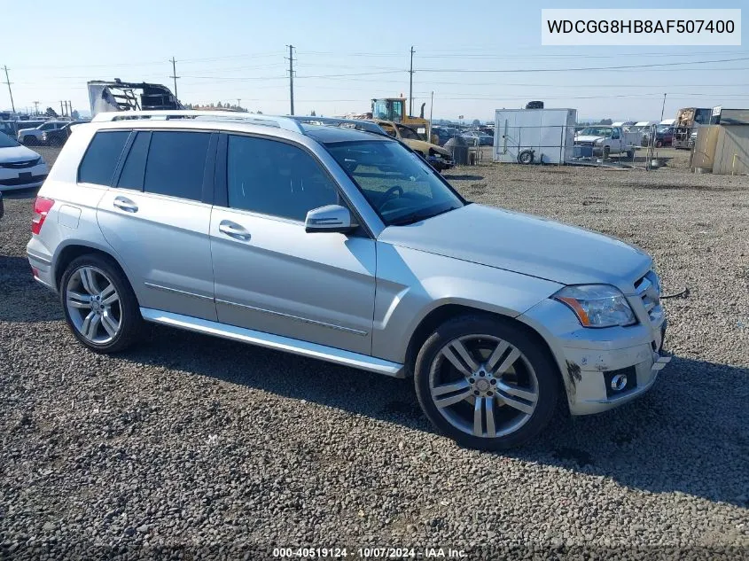 2010 Mercedes-Benz Glk 350 4Matic VIN: WDCGG8HB8AF507400 Lot: 40519124