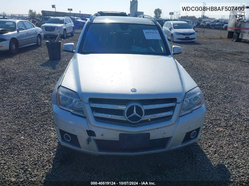 2010 Mercedes-Benz Glk 350 4Matic VIN: WDCGG8HB8AF507400 Lot: 40519124