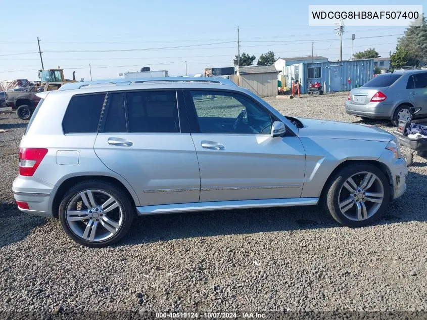 2010 Mercedes-Benz Glk 350 4Matic VIN: WDCGG8HB8AF507400 Lot: 40519124