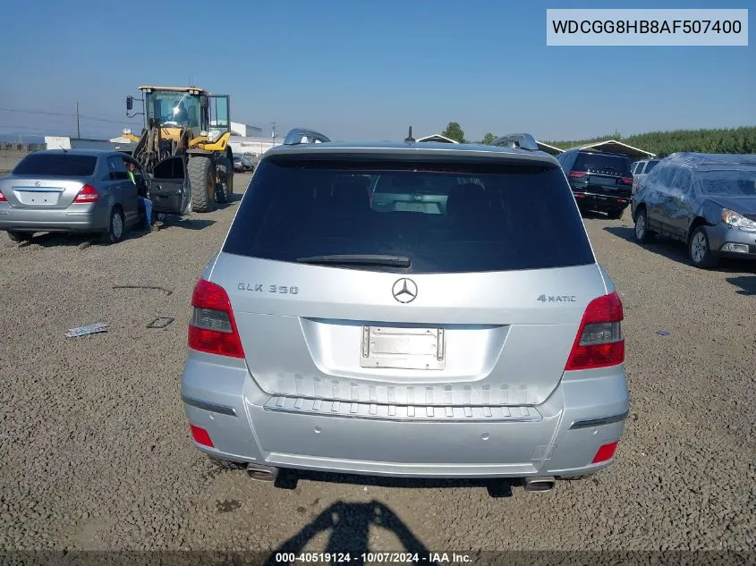 2010 Mercedes-Benz Glk 350 4Matic VIN: WDCGG8HB8AF507400 Lot: 40519124