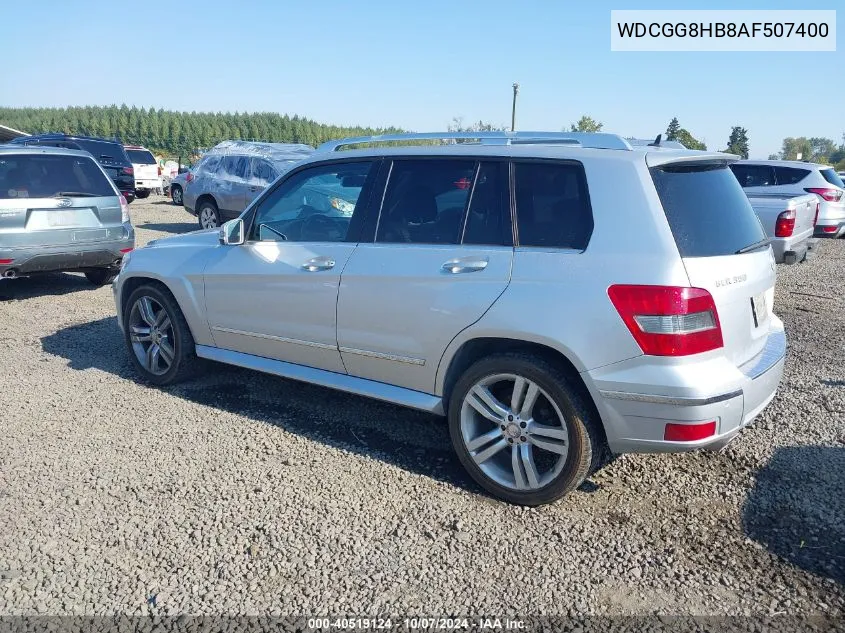 2010 Mercedes-Benz Glk 350 4Matic VIN: WDCGG8HB8AF507400 Lot: 40519124