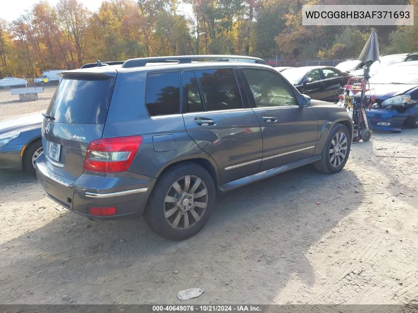 WDCGG8HB3AF371693 2010 Mercedes-Benz Glk 350 4Matic