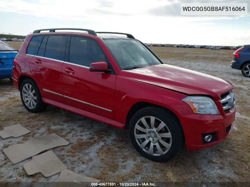 2010 Mercedes-Benz Glk 350 VIN: WDCGG5GB8AF516064 Lot: 40677591