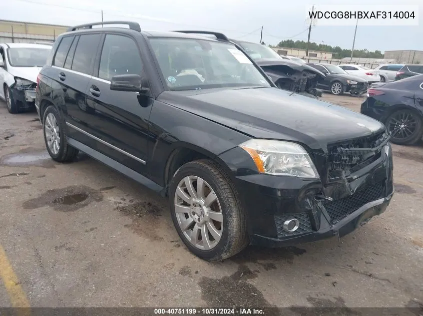 2010 Mercedes-Benz Glk 350 4Matic VIN: WDCGG8HBXAF314004 Lot: 40751199