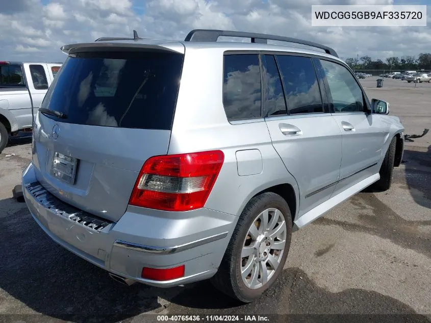 2010 Mercedes-Benz Glk 350 VIN: WDCGG5GB9AF335720 Lot: 40765436