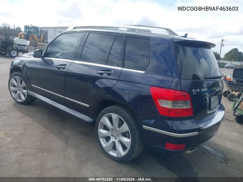 2010 Mercedes-Benz Glk 350 4Matic VIN: WDCGG8HB9AF463603 Lot: 40782282