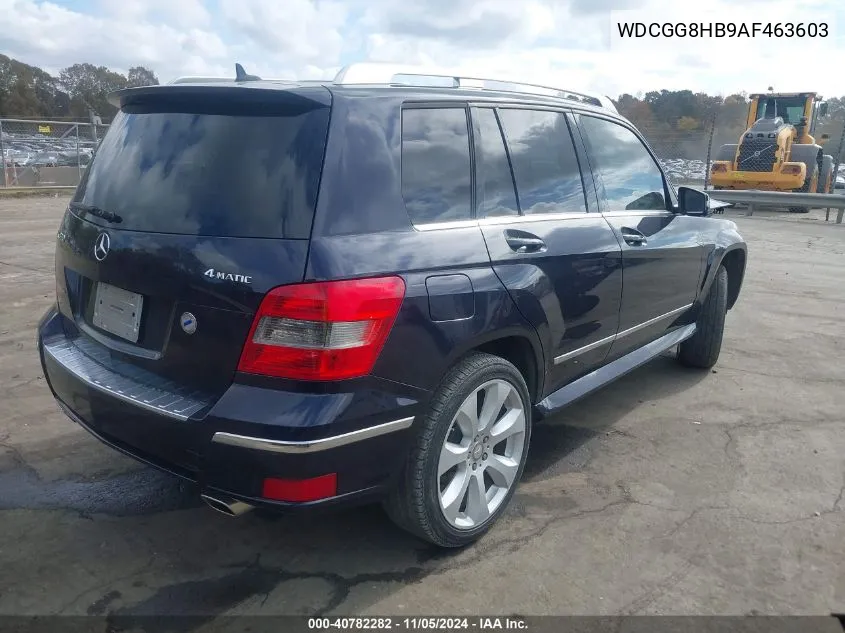 2010 Mercedes-Benz Glk 350 4Matic VIN: WDCGG8HB9AF463603 Lot: 40782282