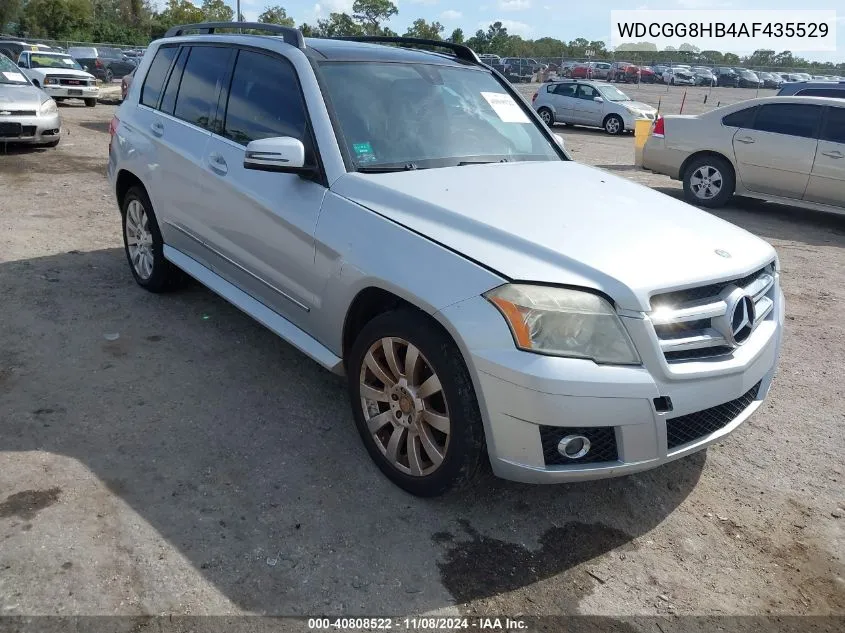 2010 Mercedes-Benz Glk 350 4Matic VIN: WDCGG8HB4AF435529 Lot: 40808522