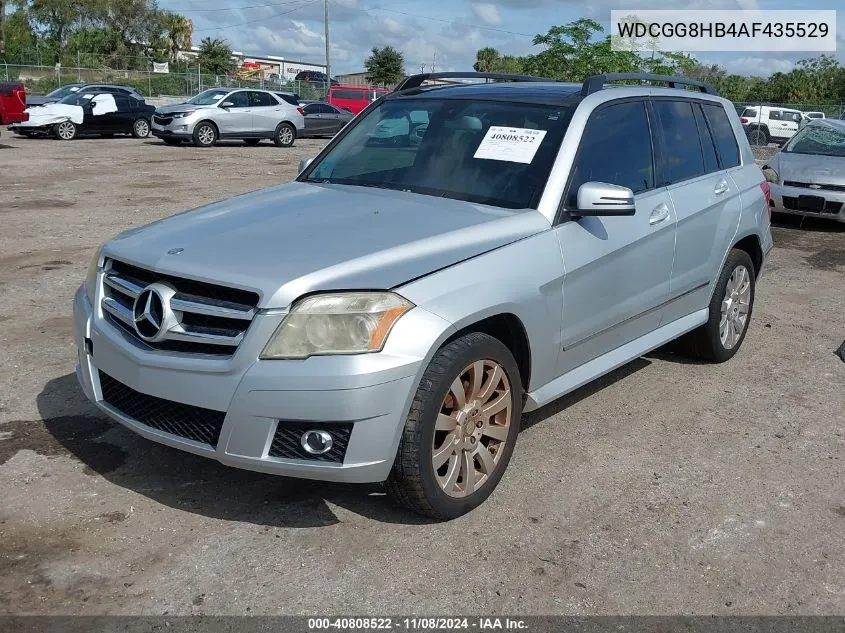 2010 Mercedes-Benz Glk 350 4Matic VIN: WDCGG8HB4AF435529 Lot: 40808522