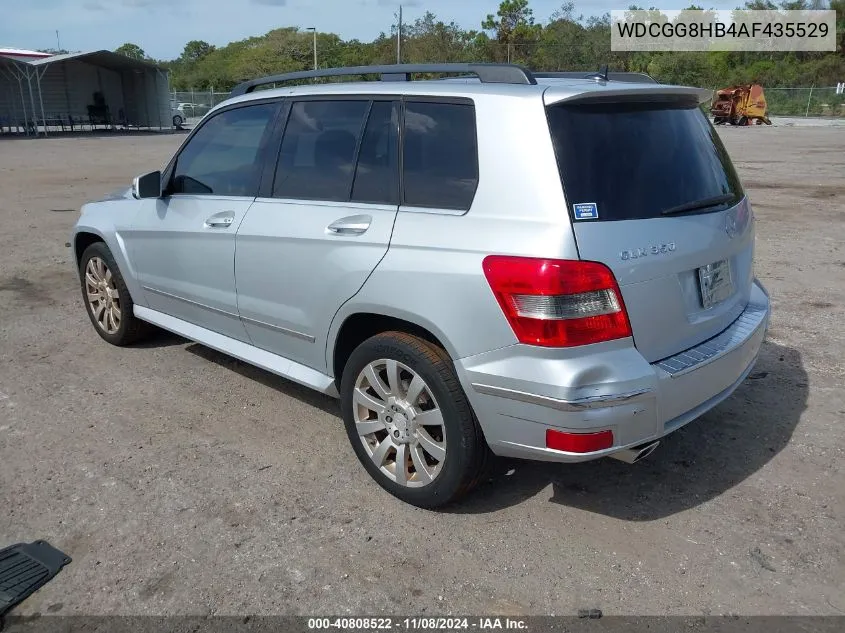 2010 Mercedes-Benz Glk 350 4Matic VIN: WDCGG8HB4AF435529 Lot: 40808522