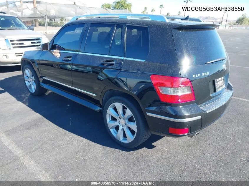 2010 Mercedes-Benz Glk 350 VIN: WDCGG5GB3AF338550 Lot: 40856570