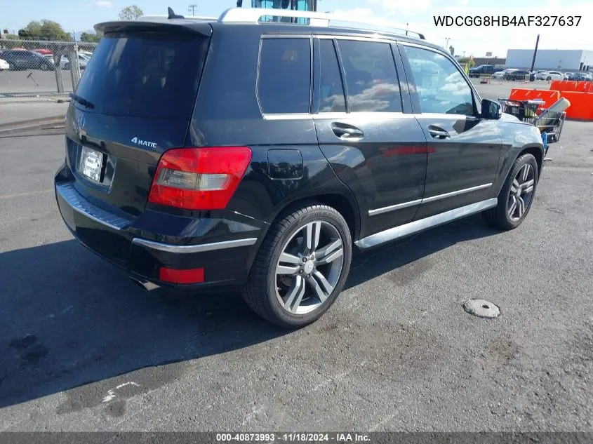 2010 Mercedes-Benz Glk 350 4Matic VIN: WDCGG8HB4AF327637 Lot: 40873993