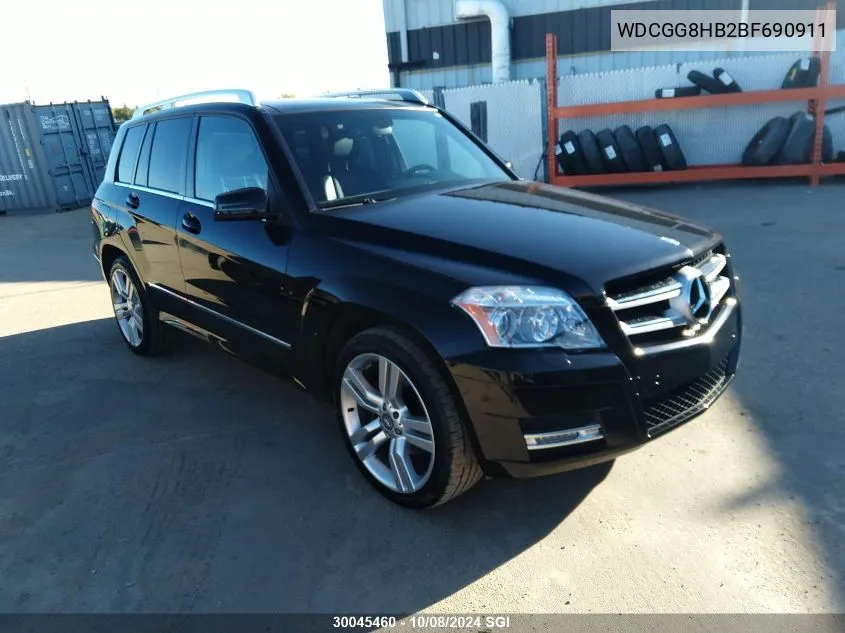 2011 Mercedes-Benz Glk 350 4Matic VIN: WDCGG8HB2BF690911 Lot: 30045460