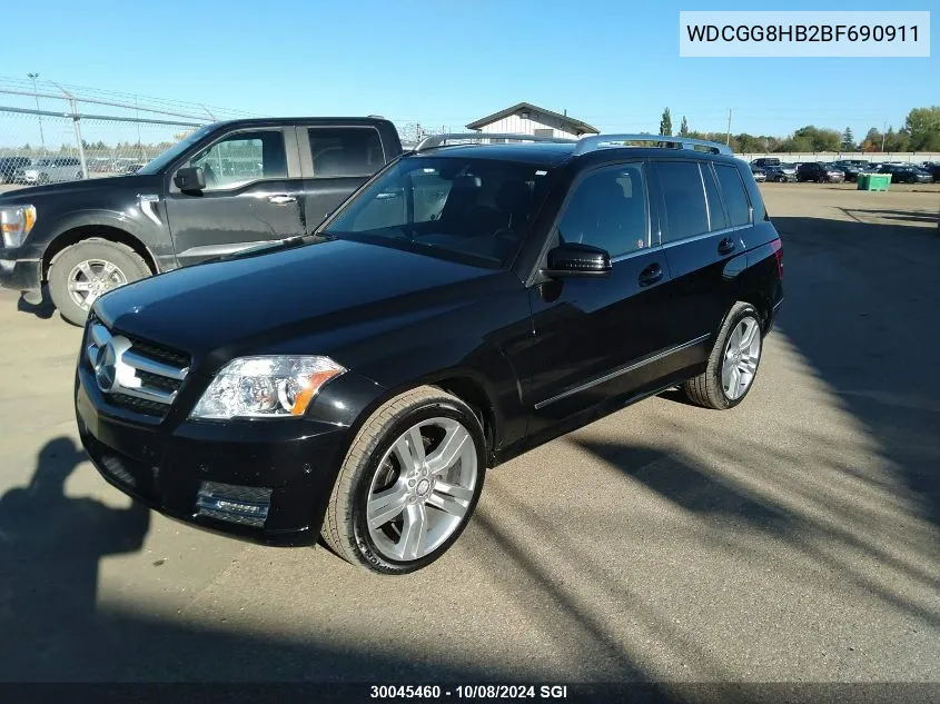 2011 Mercedes-Benz Glk 350 4Matic VIN: WDCGG8HB2BF690911 Lot: 30045460