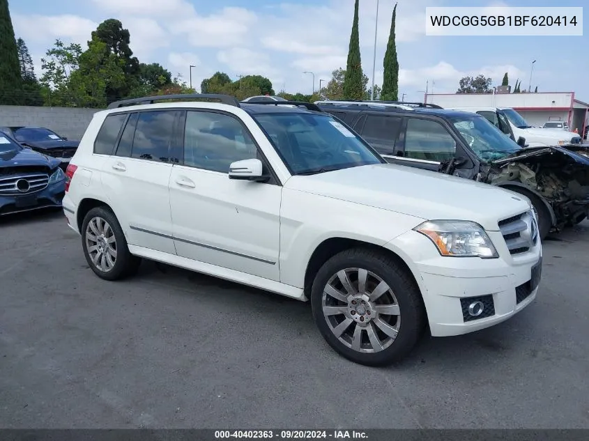 2011 Mercedes-Benz Glk 350 VIN: WDCGG5GB1BF620414 Lot: 40402363