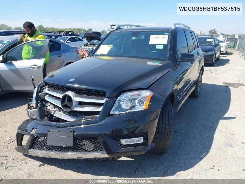 2011 Mercedes-Benz Glk 350 350 4Matic VIN: WDCGG8HB1BF537615 Lot: 40406780